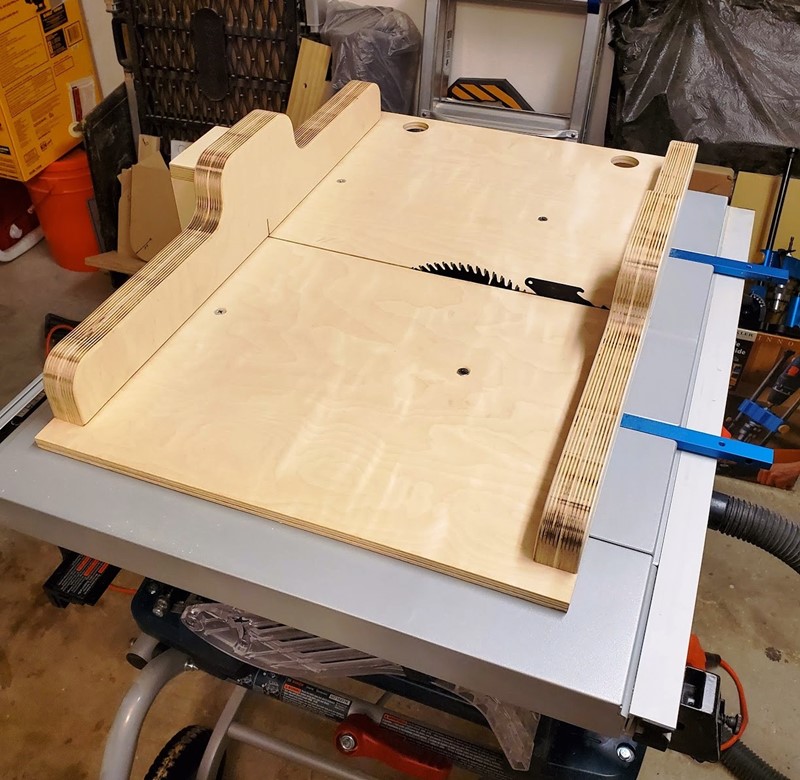 Perspective Photograph of the Table Saw Crosscut Sled