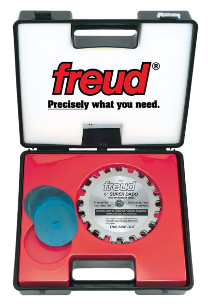 The Freud 6-inch Dado Set in Its Original Box