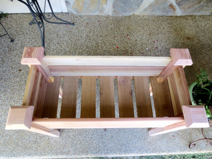 Top View of Planter Box