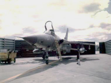 F-105 in Revetment
