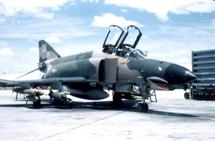 F-4 in Revetment