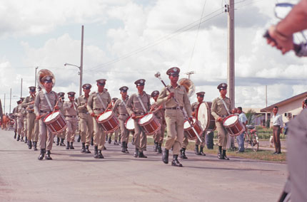 Front of Marching Band