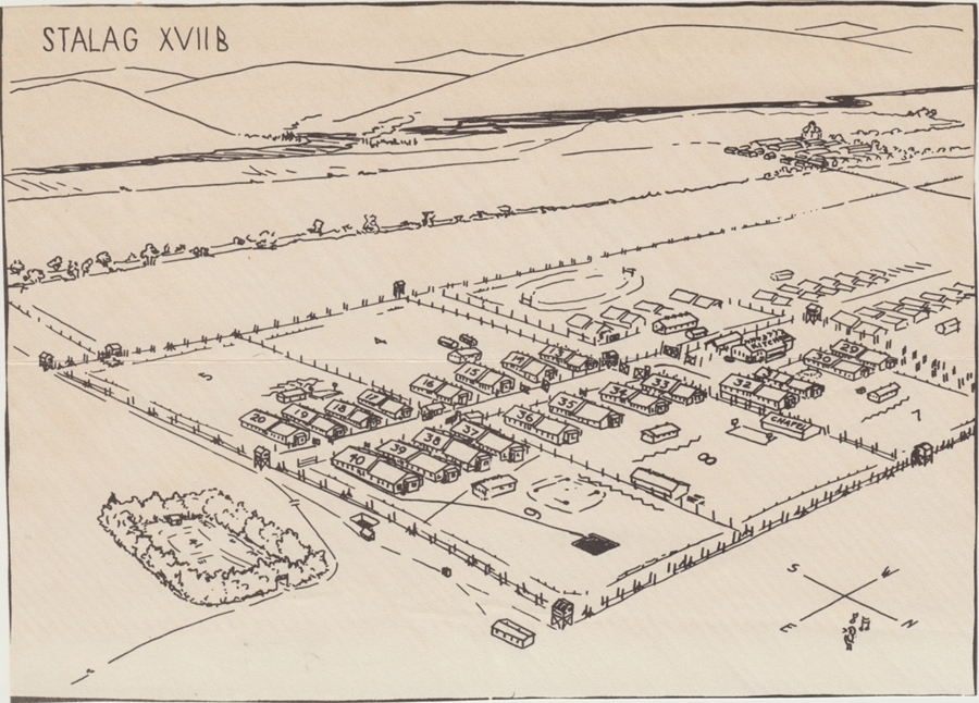 Ben Phelper's Drawing of Stalag 17