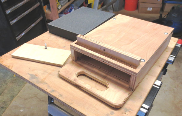 View of the Box, Gate, and Granite Surface Plate